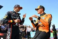 Max Verstappen with Lando Norris at the F1 Dutch Grand Prix - Qualifying - Source: Getty